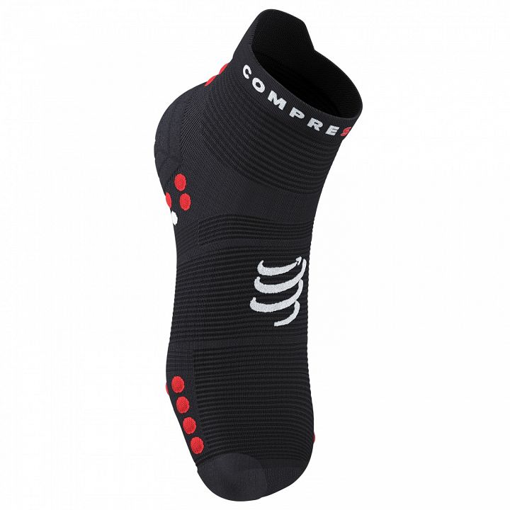 Compressport Pro Racing v4.0 Run Low Socks Black / Red